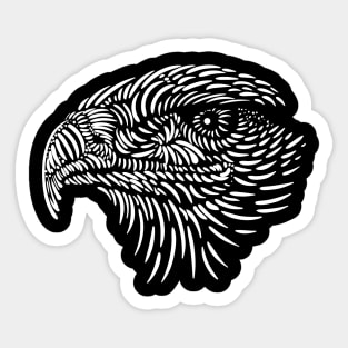 Eagle raven crow eagles US USA falcon magic t shirt t-shirt Sticker